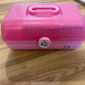 Pink Makeup Storage Box